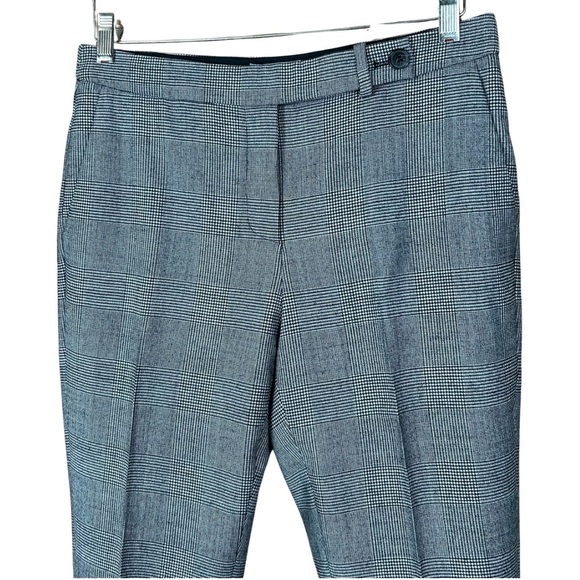 Pure Collection Houndstooth Printed Wool Pants - Picture 1 of 10